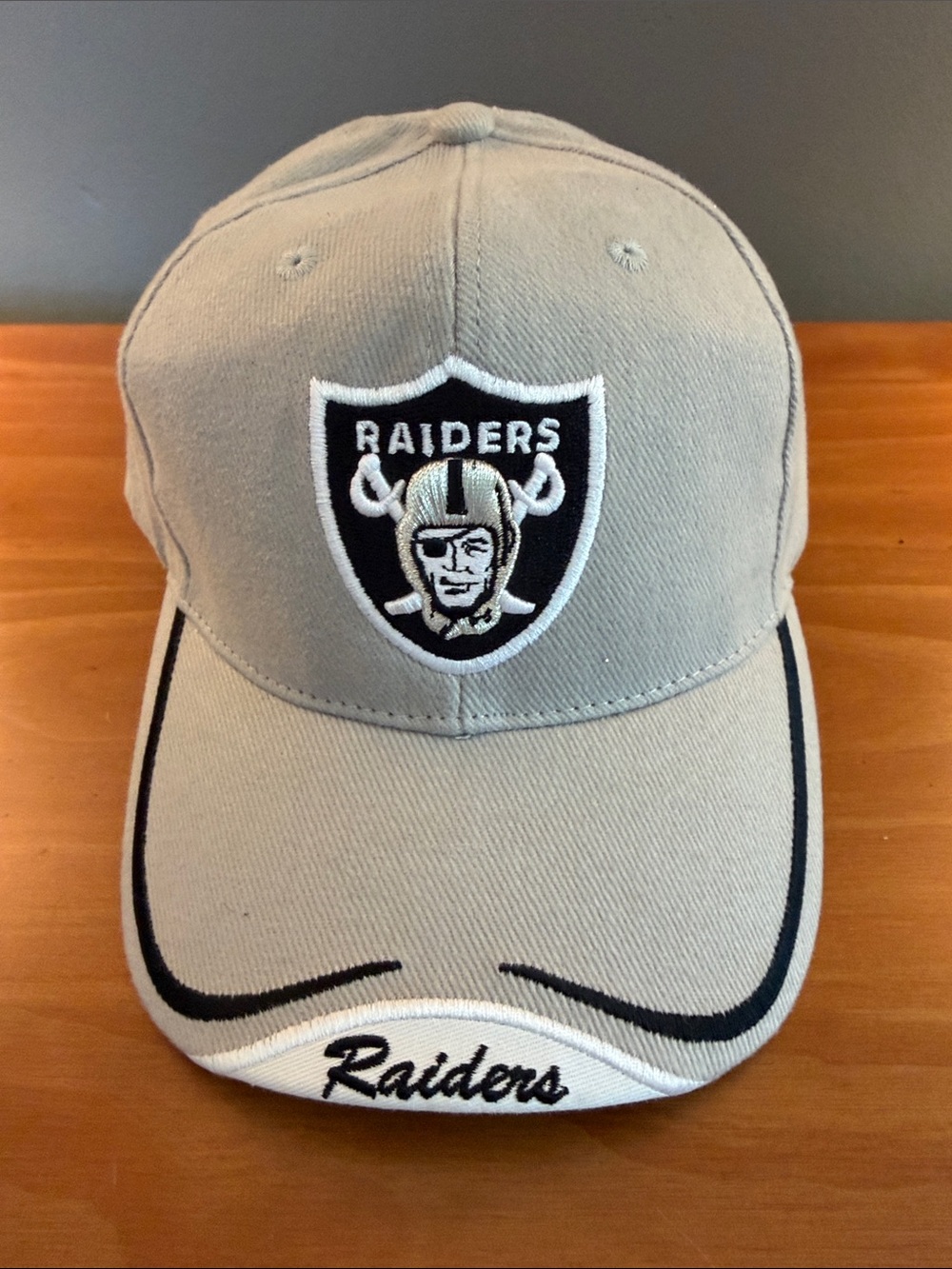 Las Vegas Raiders NFL Tan Embroidered Baseball Cap